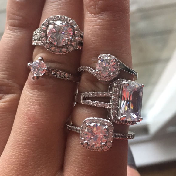 Jewelry Bundle Of Pearl Bath Bomb Rings Poshmark